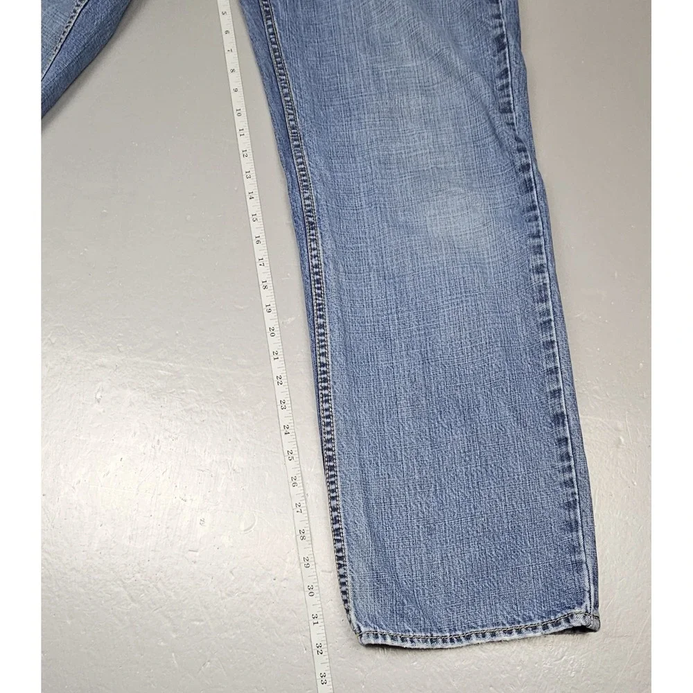 US‎ Polo Assn Jeans Men 32x32. Vintage Blue Baggy Denim Y2K 90's Embroidered